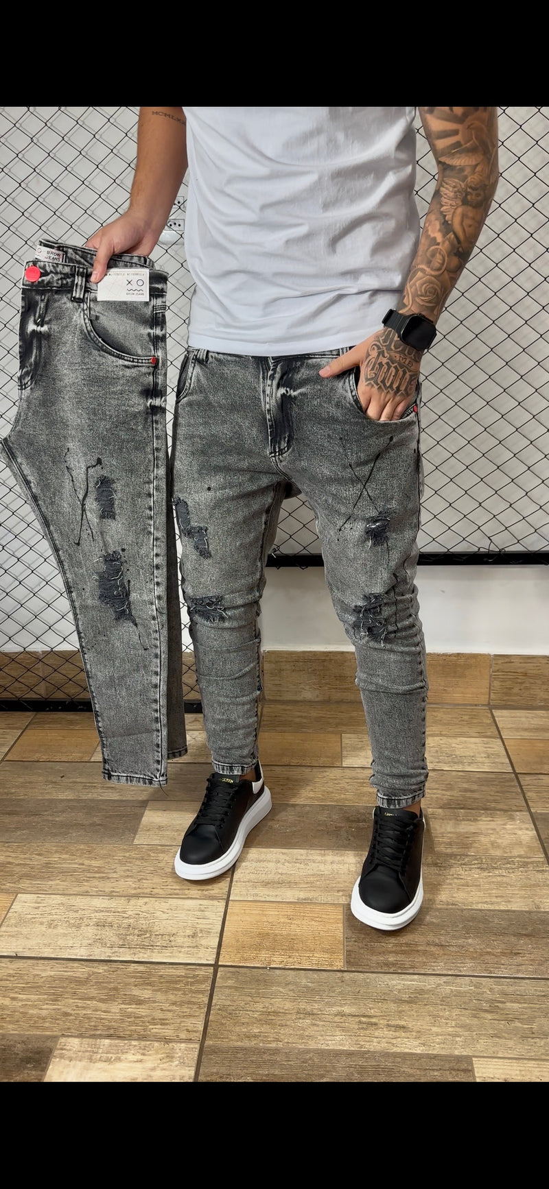 Calça Skinny Jogador