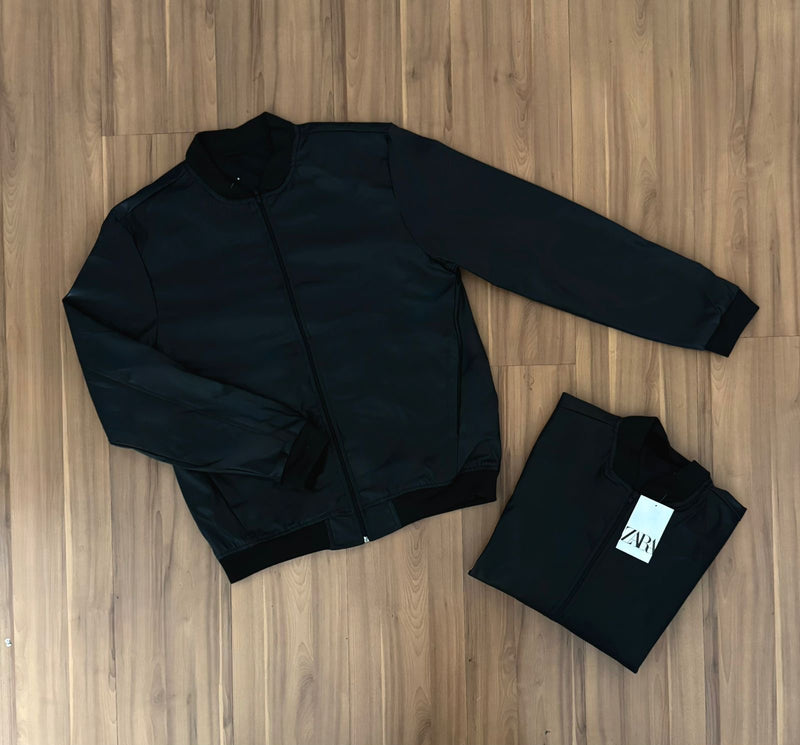 Jaqueta Modelo Zara All Black